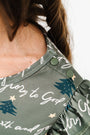 Glory to God Olive Girls Nightgown Polyester