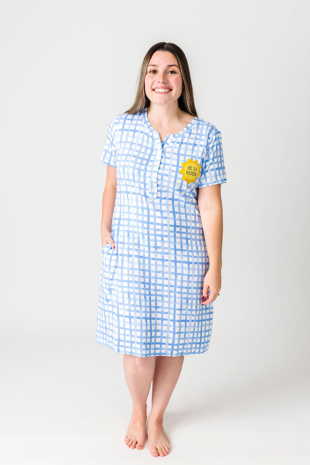 The Risen Son Womens PJ Nightgown Bamboo