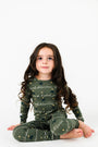 Glory to God Olive PJ Long Sleeve Set Bamboo