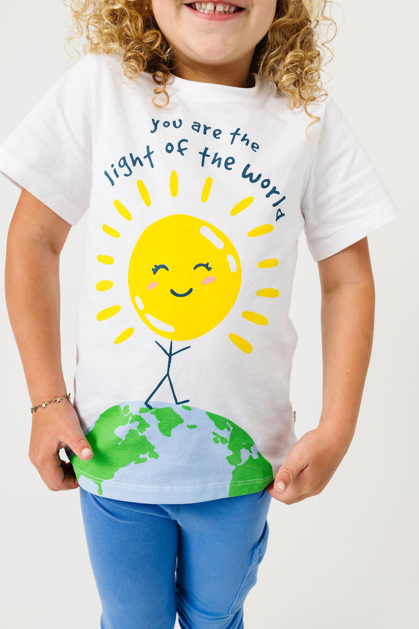 Kids Light of the World T-Shirt Cotton | Short Sleeve
