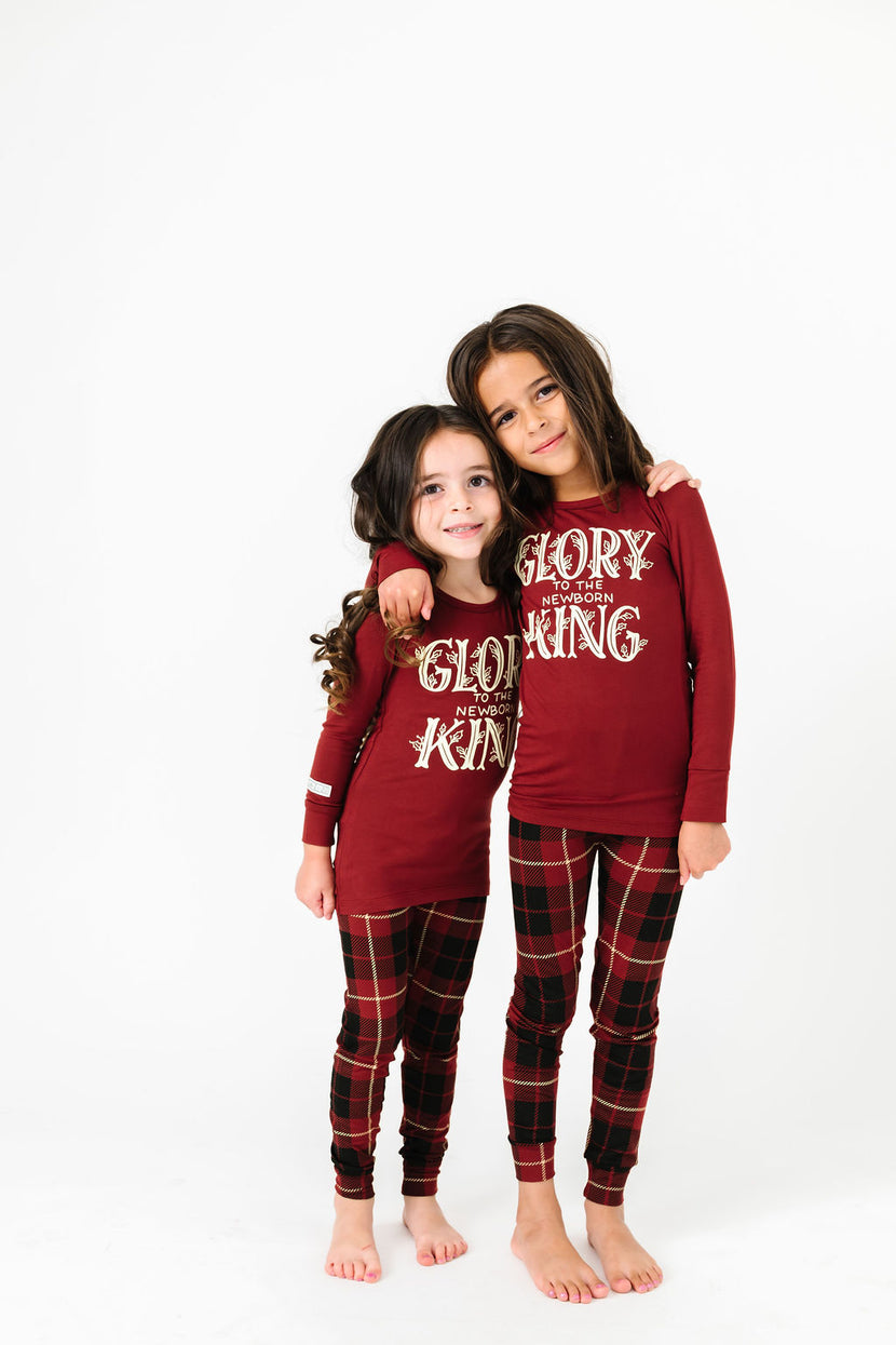 Newborn King PJ Long Sleeve Set Bamboo