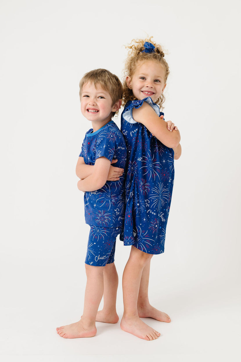 Set Free in Christ PJ Girls Nightgown Polyester