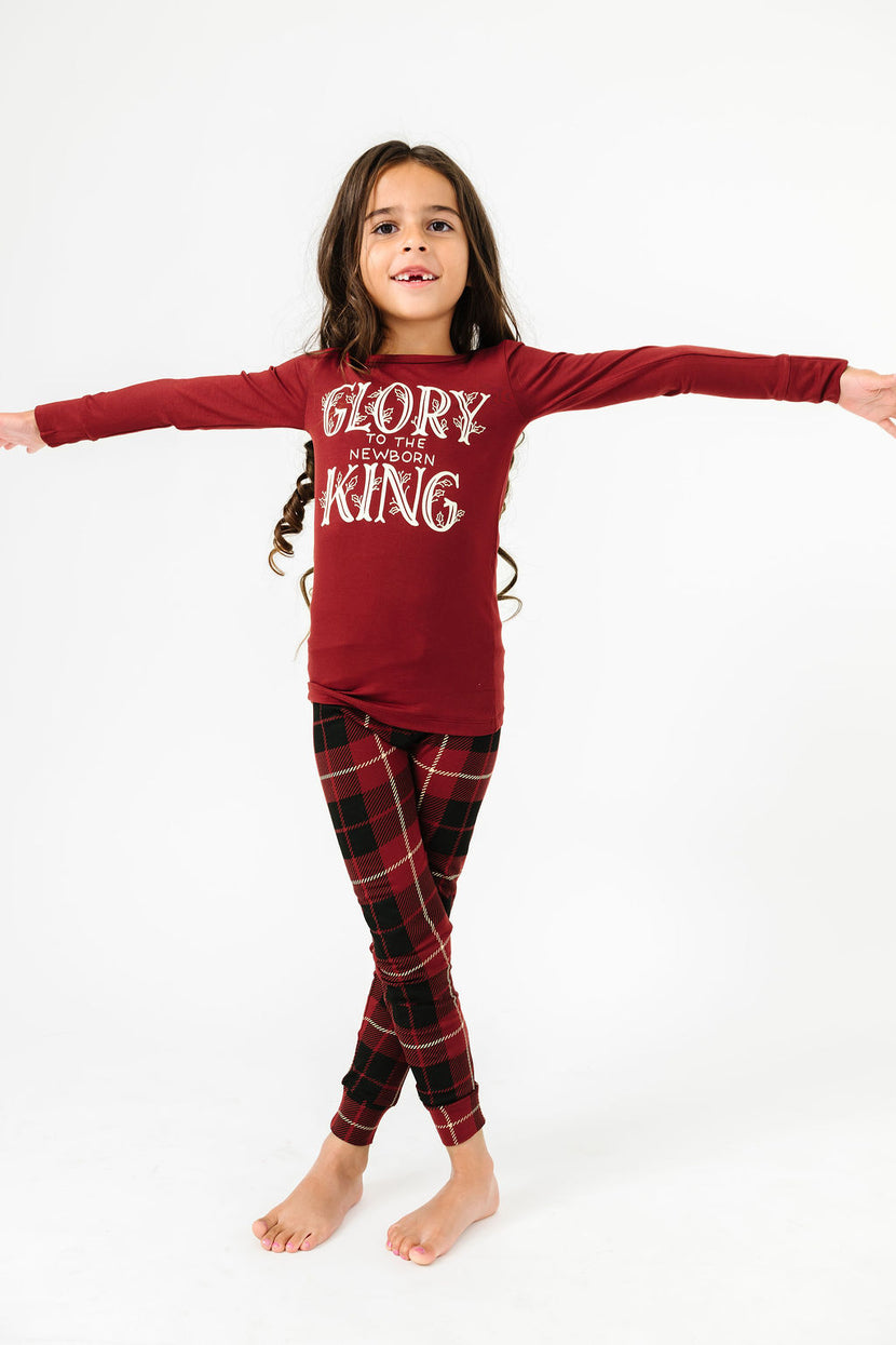 Newborn King PJ Long Sleeve Set Bamboo