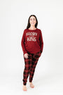 Newborn King PJ Womens Long Sleeve Jogger Set Bamboo