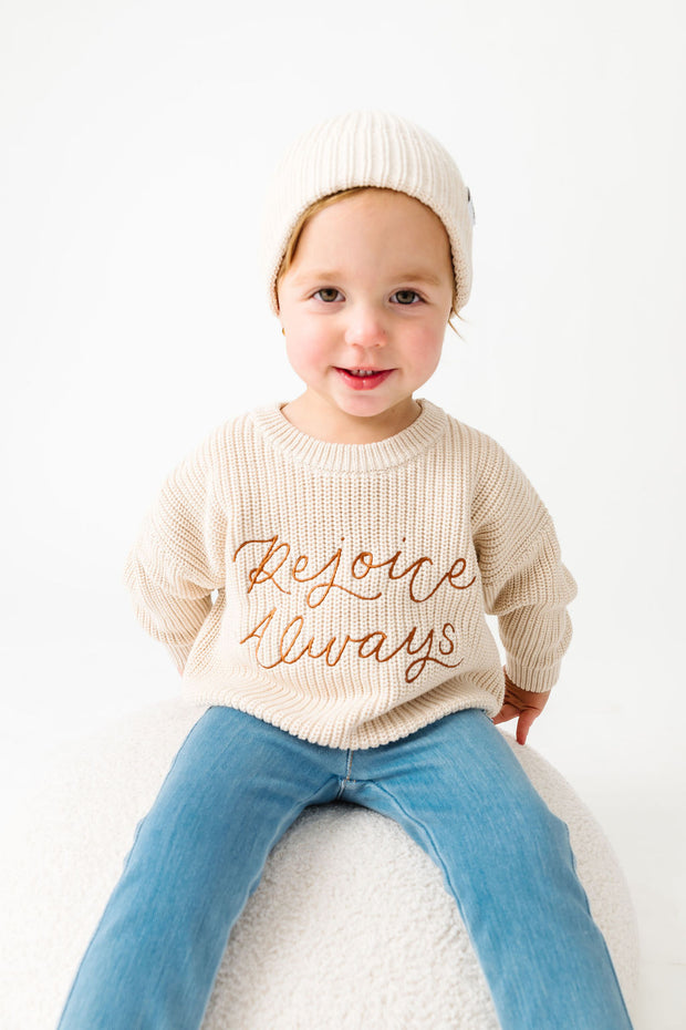 Baby Rejoice Always Knit Sweater & Hat Organic Cotton