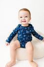 David & Goliath Sailor Blue Long Sleeve Bodysuit Cotton