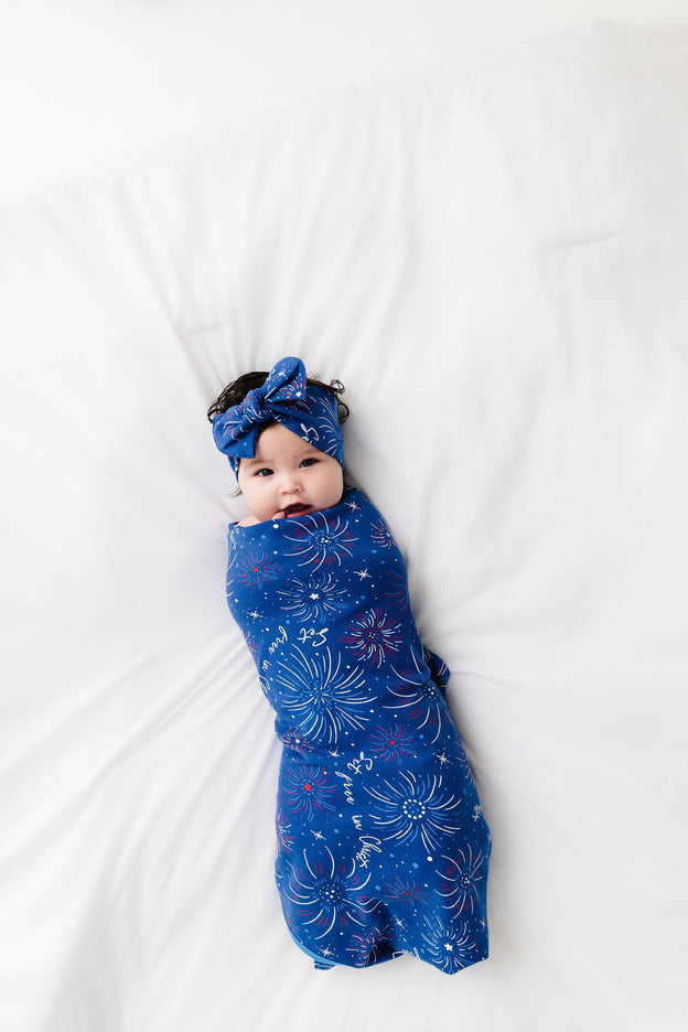 Set Free in Christ Swaddle Cotton