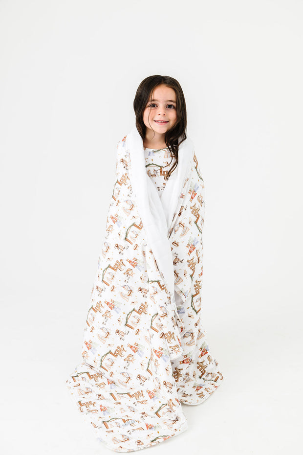 The First Noel Blanket Bamboo
