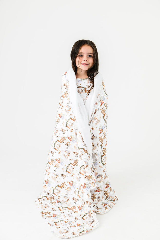 The First Noel Blanket Bamboo
