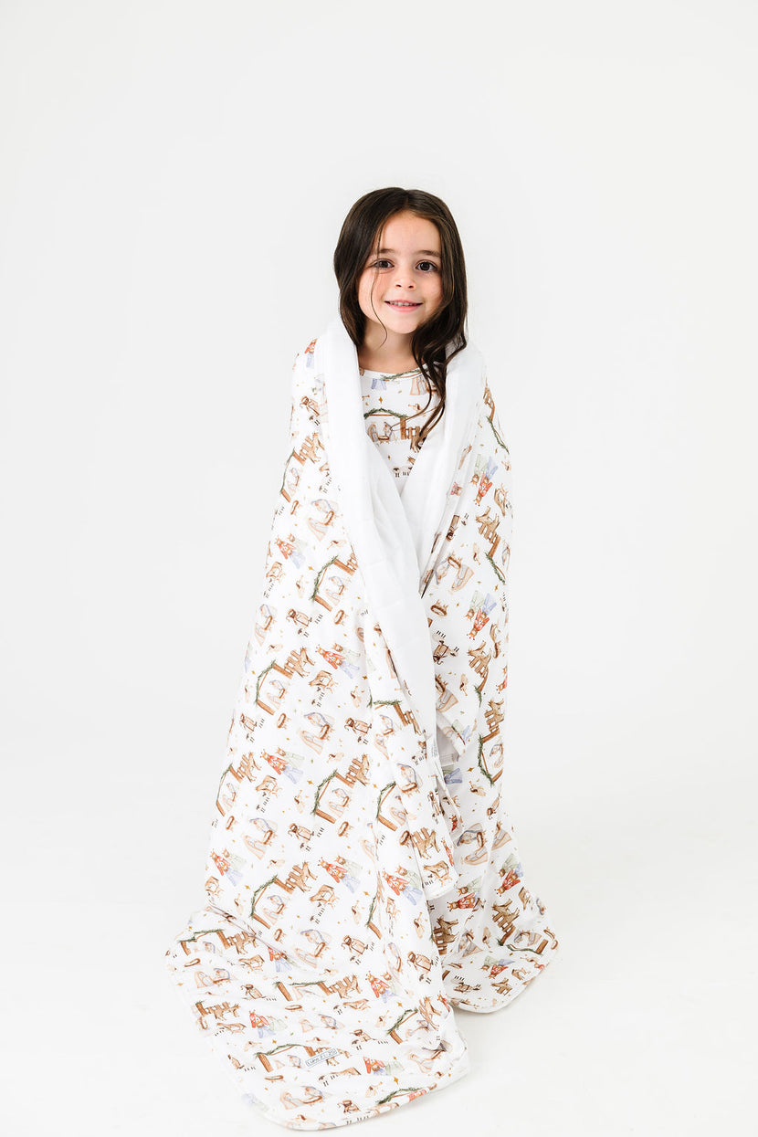 The First Noel Blanket Bamboo