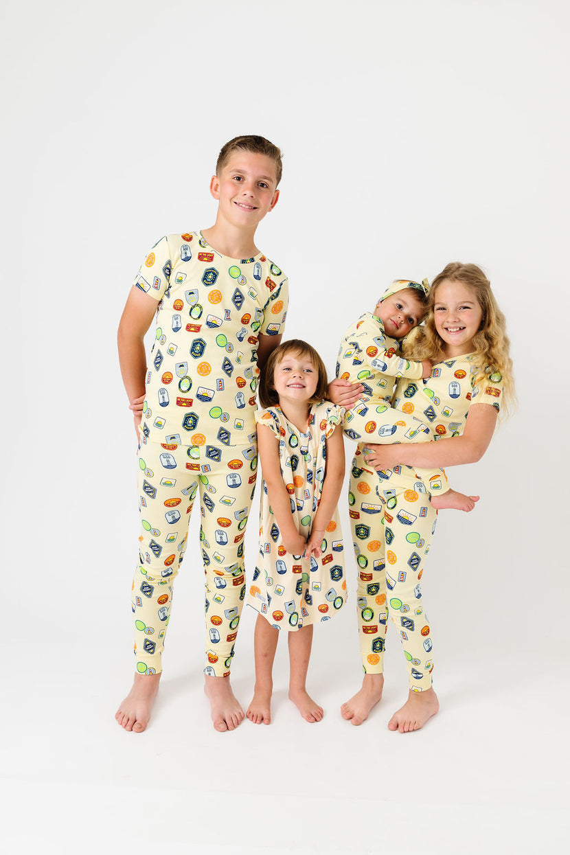 Be the Light Badges PJ Footless Onesie Cotton