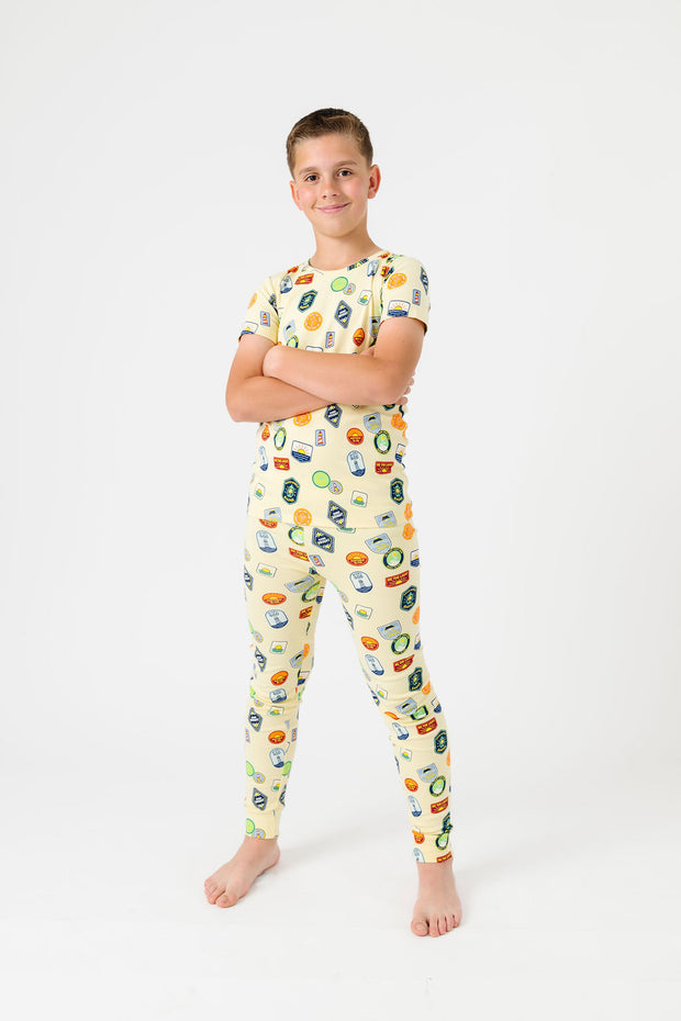 Be the Light Badges PJ Short Sleeve Set Cotton