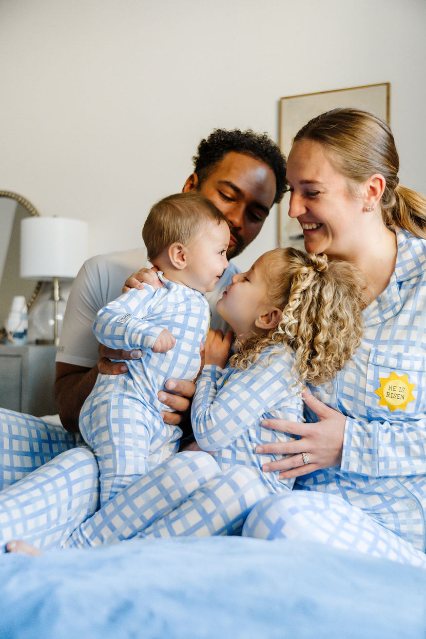 The Risen Son PJ Footed Onesie Bamboo