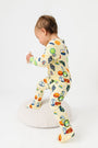 Be the Light Badges PJ Footed Onesie Cotton