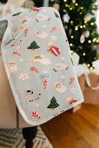 Gingerbread Jesus Blanket Cotton