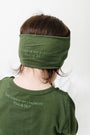 The Lord is My Strength Green Headband Bamboo