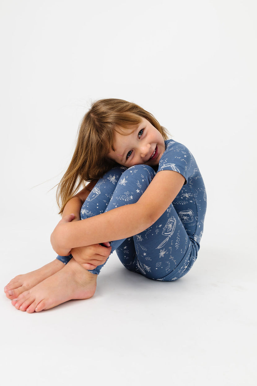 Let Your Light Shine Fireflies PJ Short Sleeve Set Bamboo