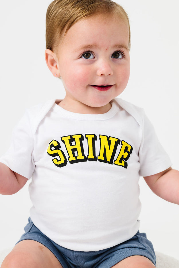 Baby Shine Bright Bodysuit Cotton | Short Sleeve