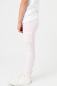 Kids Shine Prayer Pocket Heavenly Pink Leggings