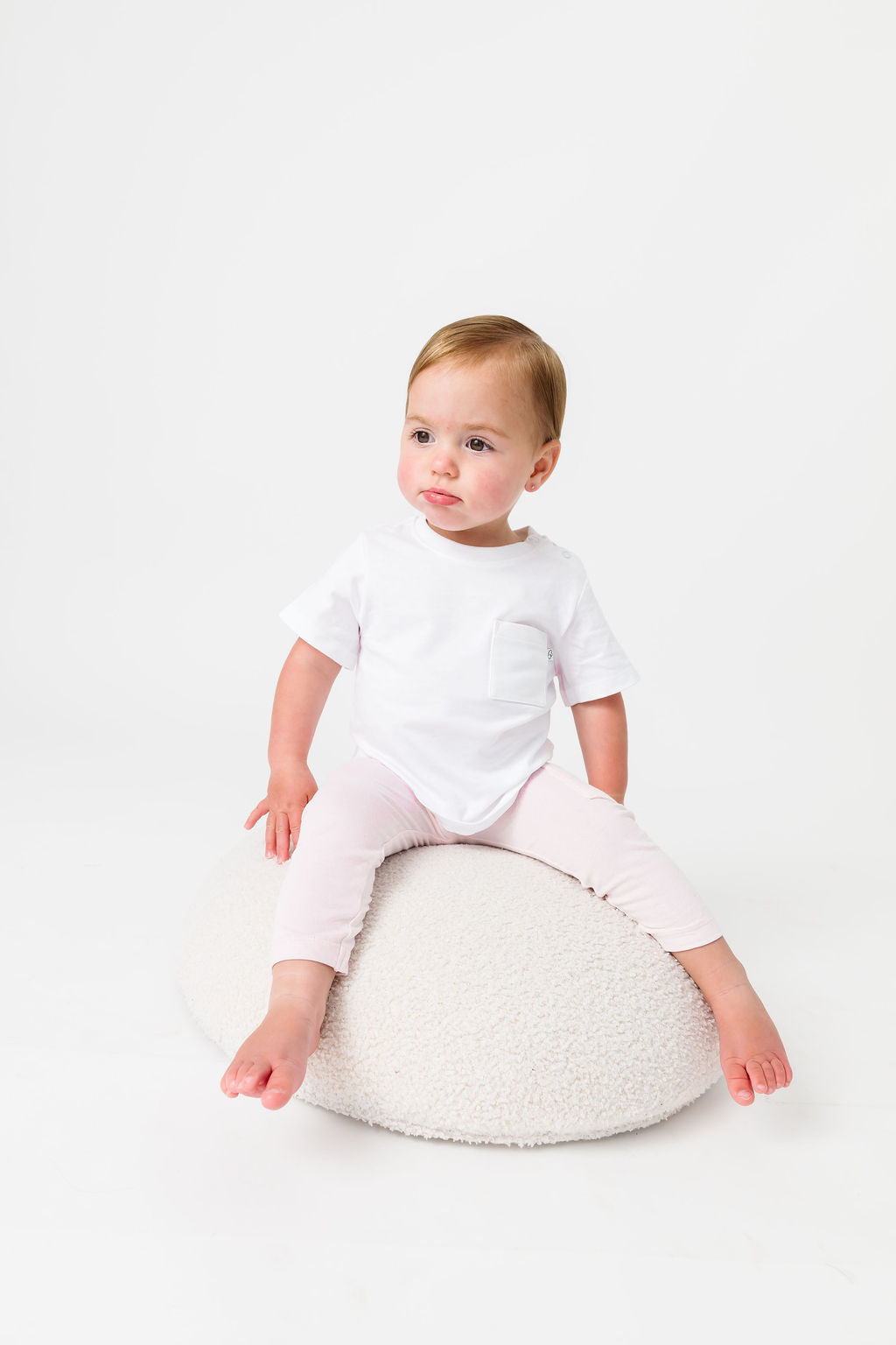 Baby Shine Prayer Pocket Heavenly Pink Leggings