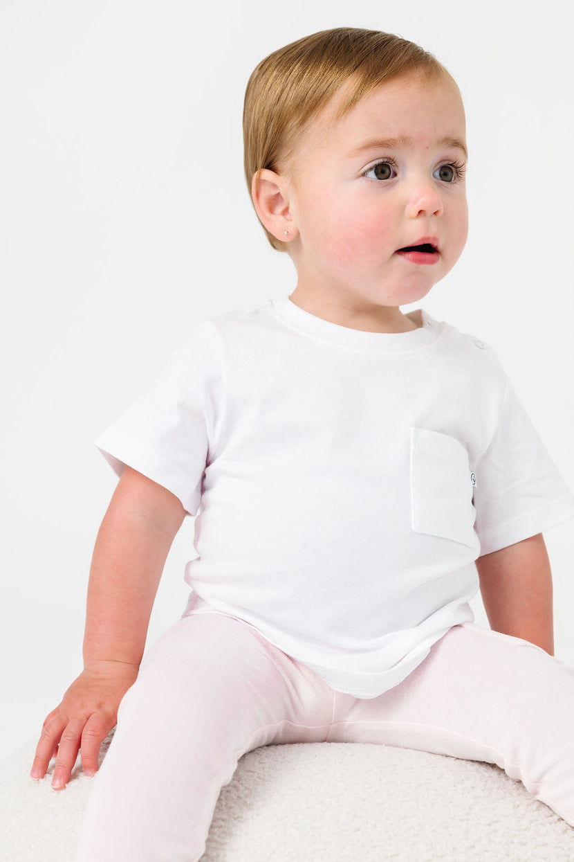 Baby Shine Prayer Pocket Heavenly Pink Leggings