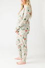 Gingerbread Jesus PJ Womens Long Sleeve Jogger Set Cotton