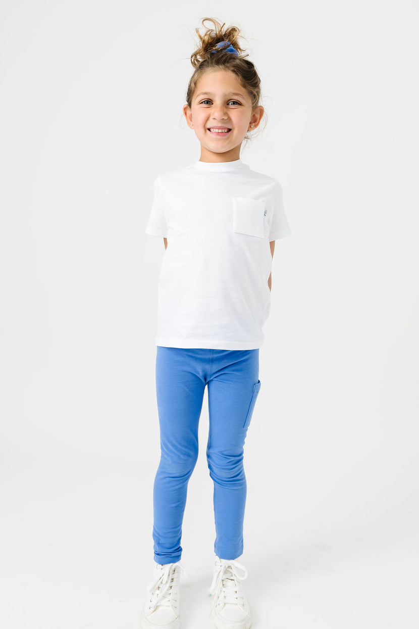 Kids Shine Prayer Pocket Ultramarine Leggings
