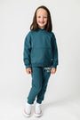 God's Got My Back Teal Fleece Hoodie