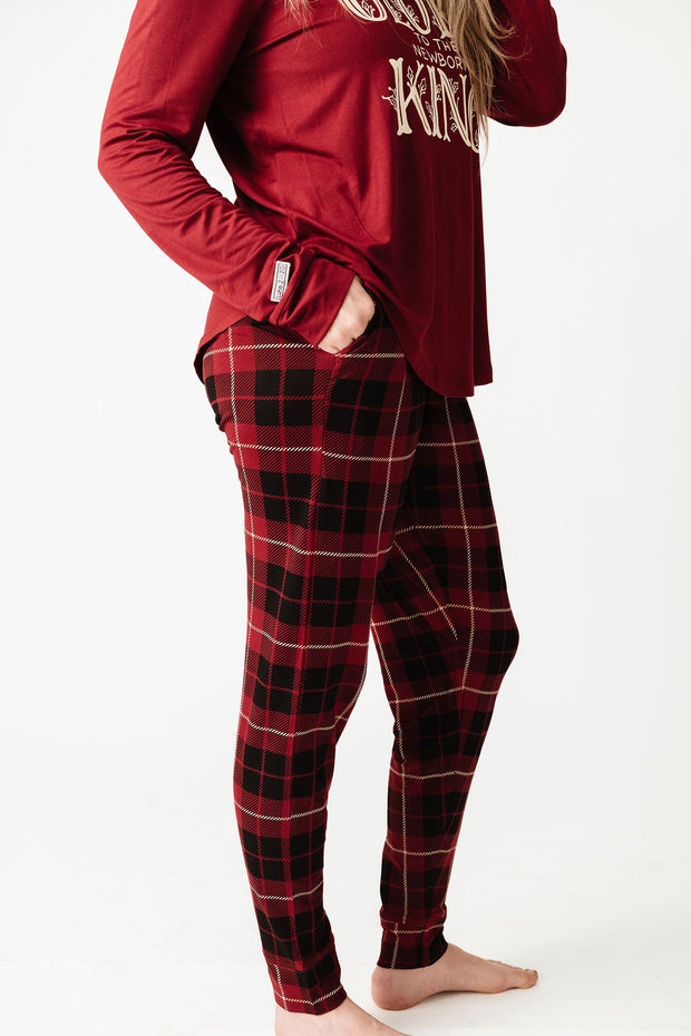 Newborn King PJ Womens Long Sleeve Jogger Set Bamboo