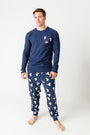 Heaven & Nature Sing PJ Mens Long Sleeve Jogger Set Cotton
