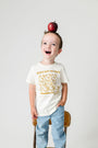 Kids God's Got My Back Tan T-Shirt Cotton | Short Sleeve