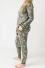 Armor of God Green PJ Womens Jogger Set Bamboo