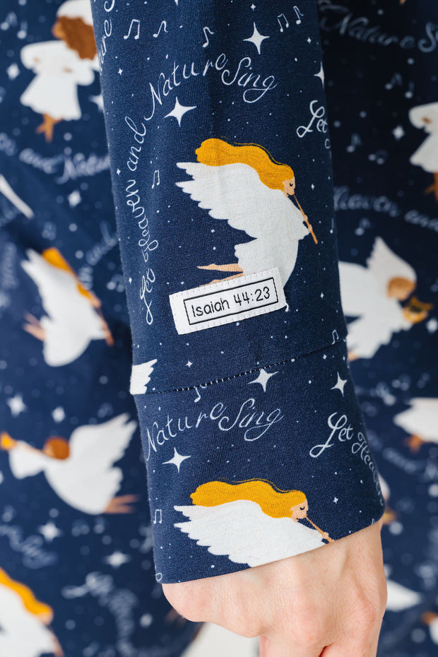 Heaven & Nature Sing PJ Womens Long Sleeve Jogger Set Cotton