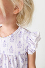God is With You Floral PJ Girls Nightgown Polyester