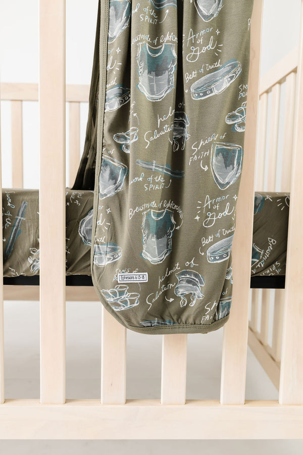 Armor of God Green Bedsheet Bamboo