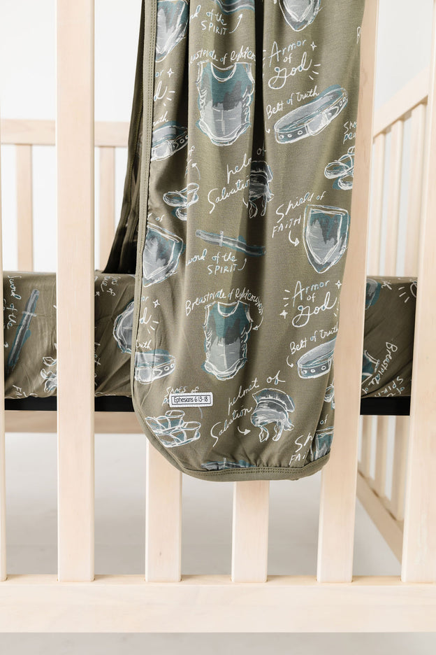 Armor of God Green Bedsheet Bamboo