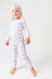 God is With You Floral PJ Long Sleeve Set Bamboo