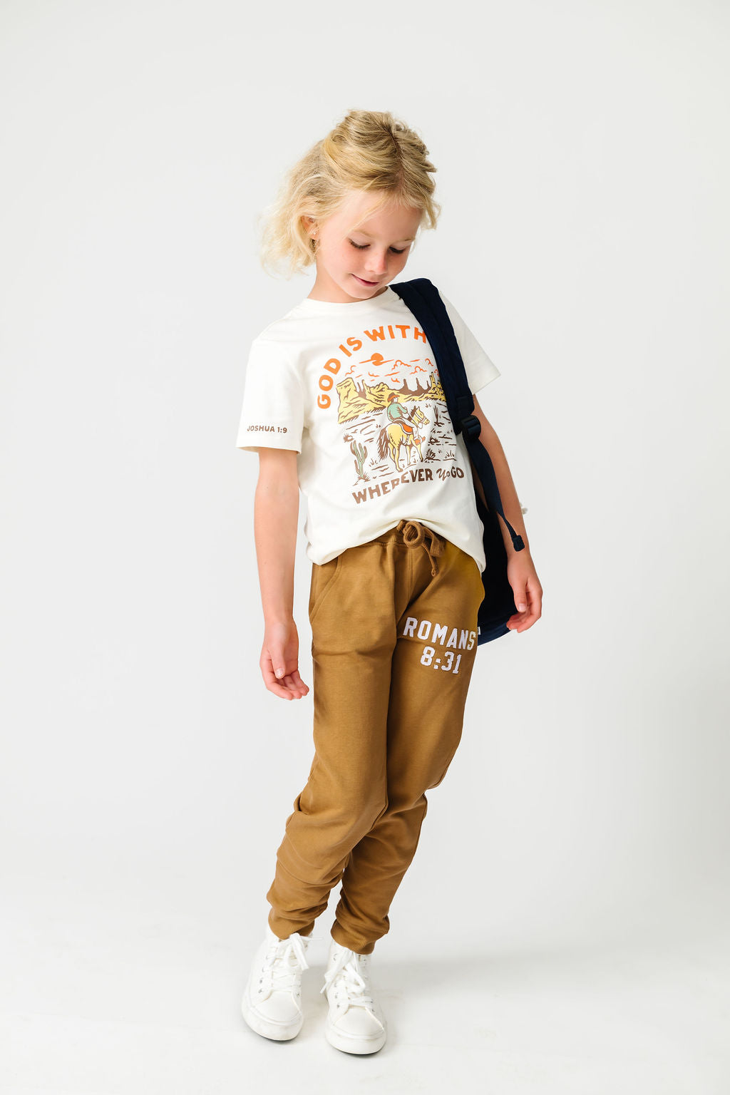 Kids God is With You T-Shirt Cotton | Short Sleeve