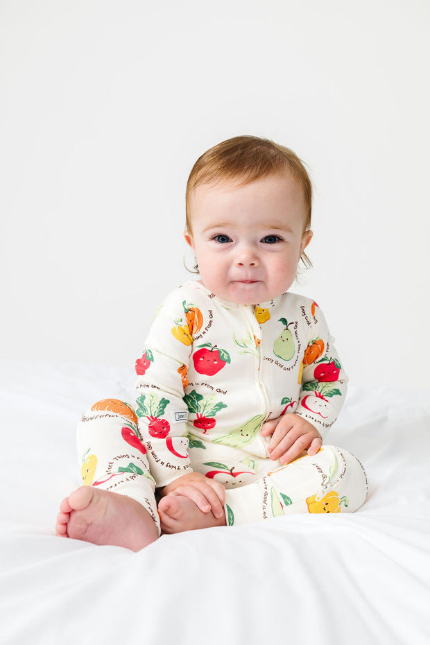 Perfect Harvest PJ Footless Onesie Cotton