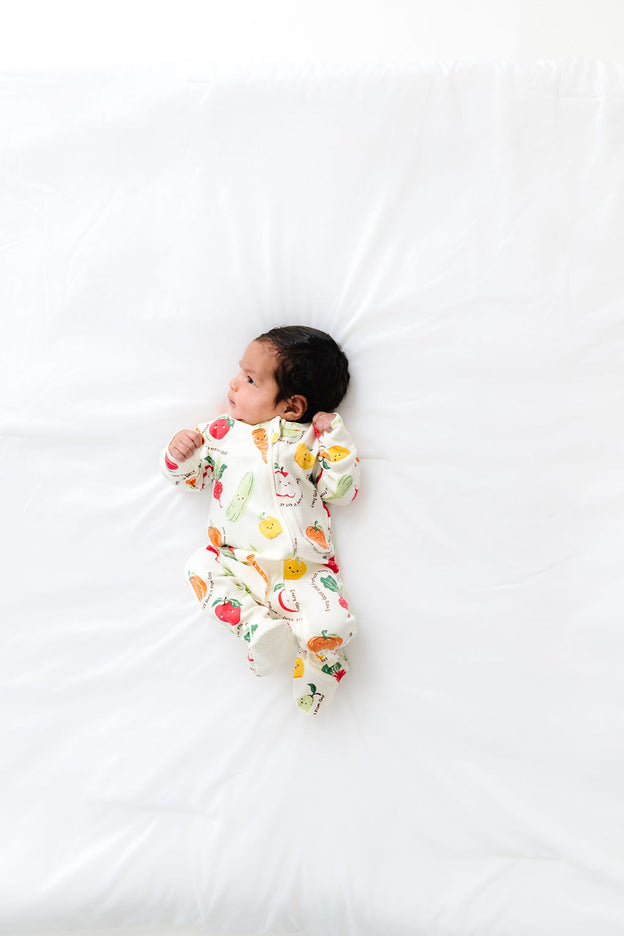 Perfect Harvest PJ Footed Onesie Cotton