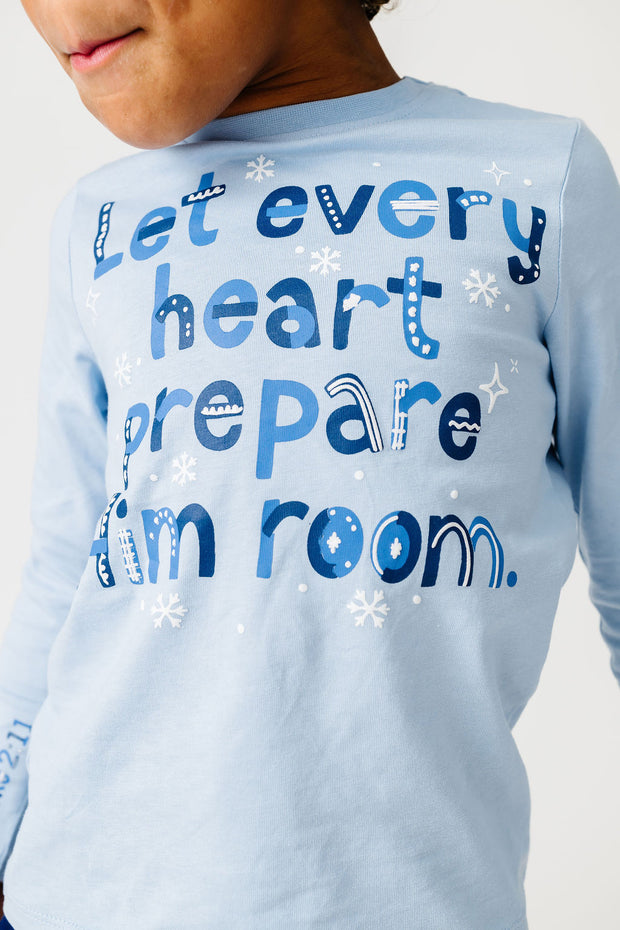 Kids Prepare Him Room T-Shirt Cotton | Long Sleeve