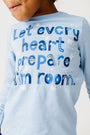Kids Prepare Him Room T-Shirt Cotton | Long Sleeve