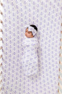 God is With You Floral Swaddle Bamboo