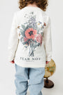 Baby Fear Not Floral T-Shirt Cotton | Long Sleeve