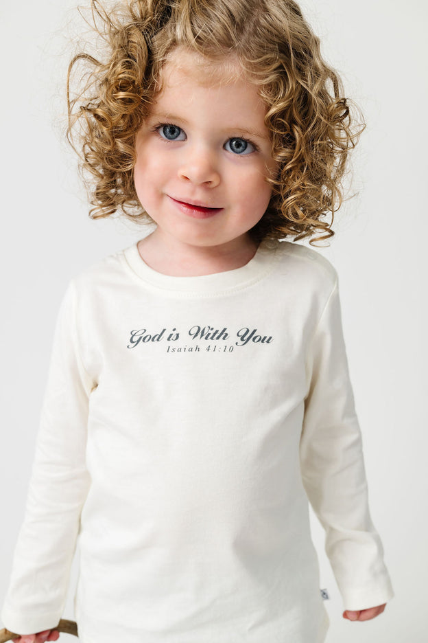 Baby Fear Not Floral T-Shirt Cotton | Long Sleeve