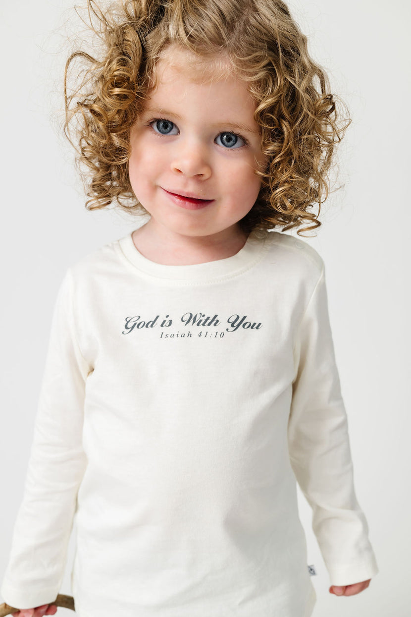 Baby Fear Not Floral T-Shirt Cotton | Long Sleeve
