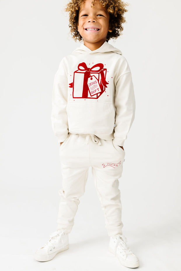 The Greatest Gift Hoodie & Jogger + Let Us Adore Him T-Shirt Bundle