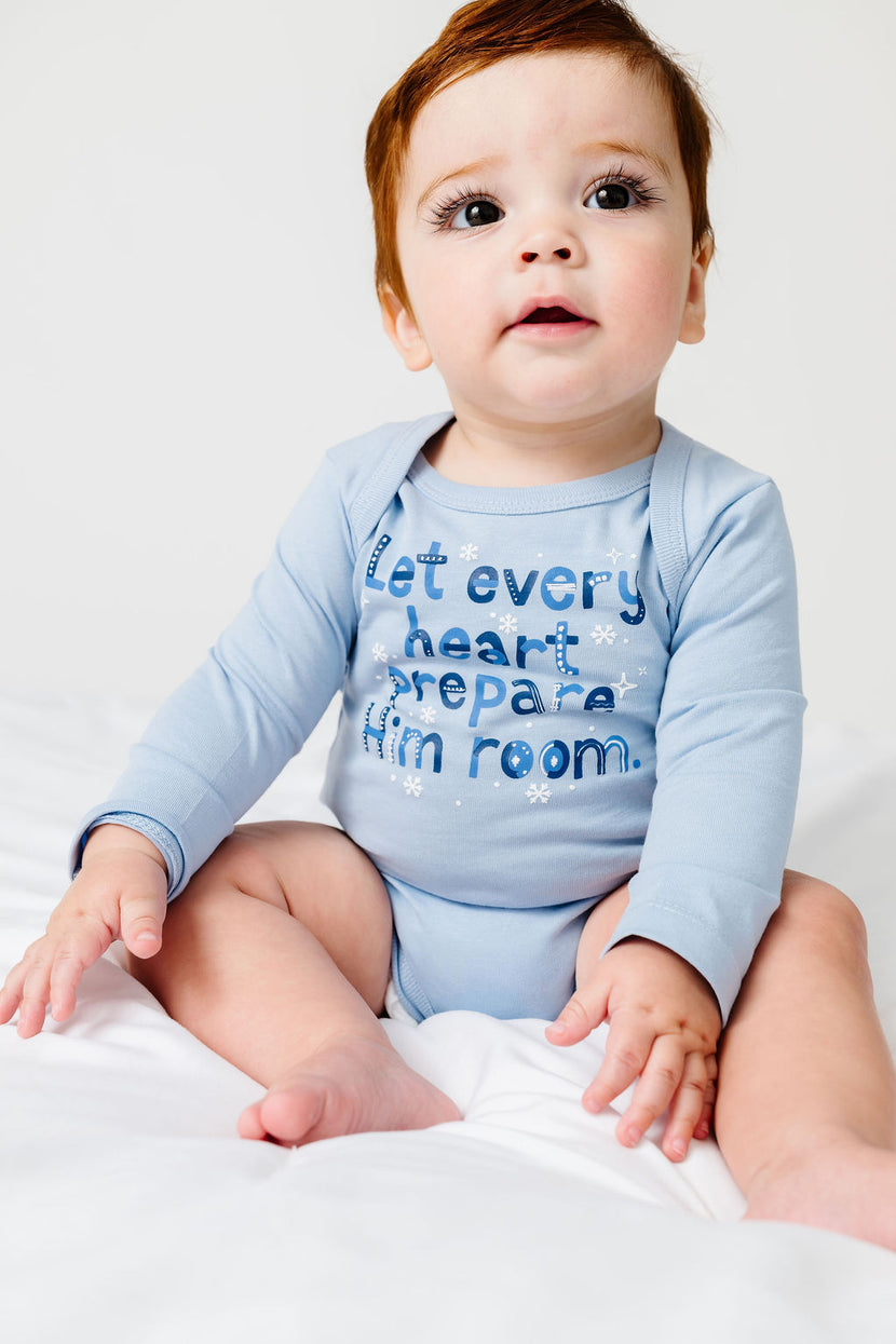 Baby Prepare Him Room Bodysuit Cotton | Long Sleeve