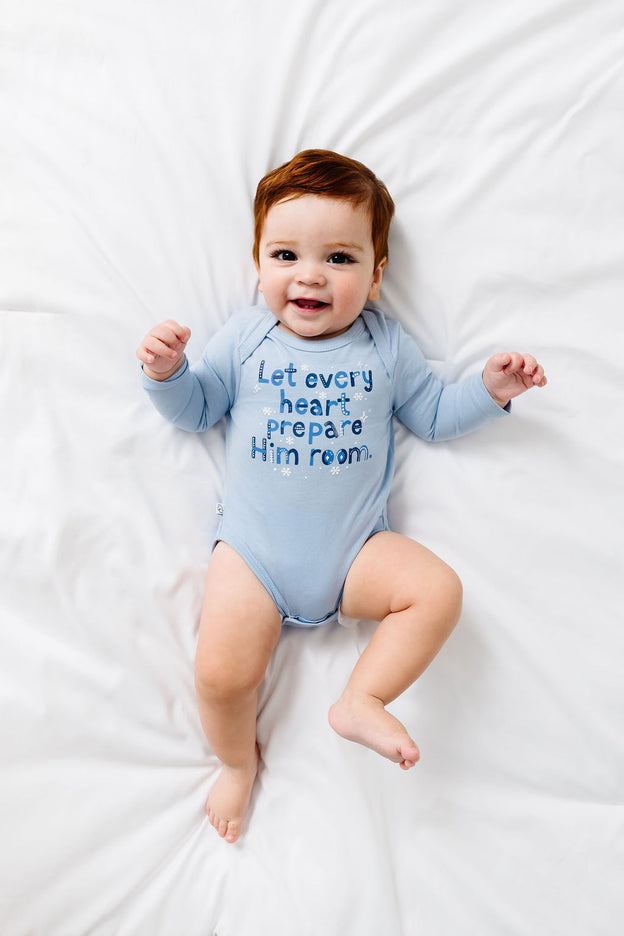 Baby Prepare Him Room Bodysuit Cotton | Long Sleeve