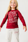 Kids Let Us Adore Him T-Shirt Cotton | Long Sleeve